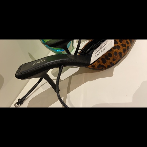 Zara animal print high heel shoes - Picture 3 of 4